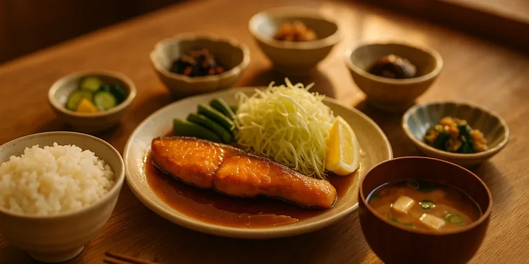 めしや食堂のロゴ画像