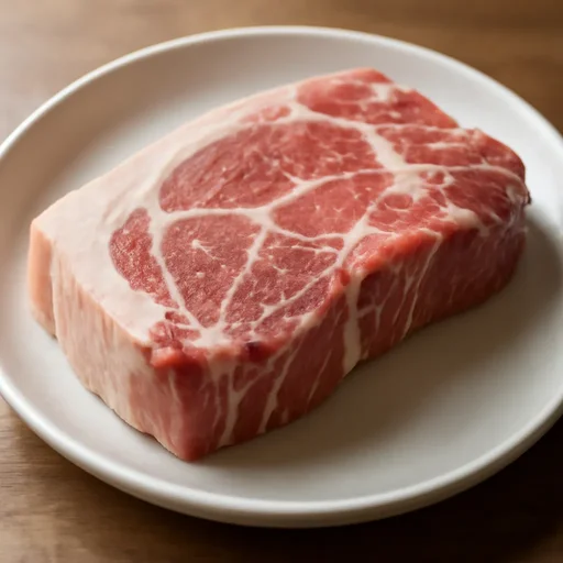 豚肉（中型種）かたロース脂身つき生のイメージ画像