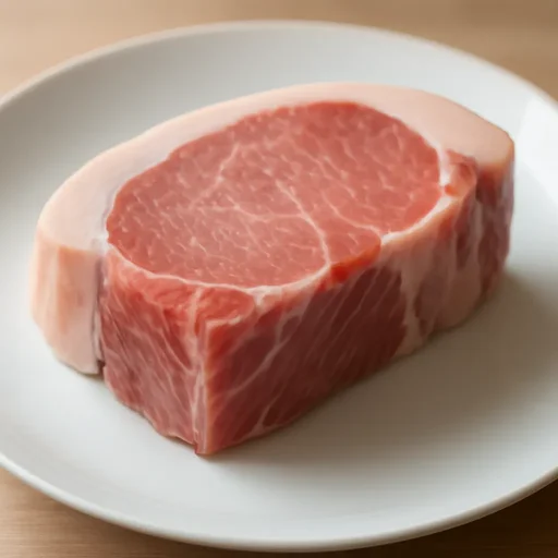 豚肉(中型種)ロース 脂身 生のイメージ画像