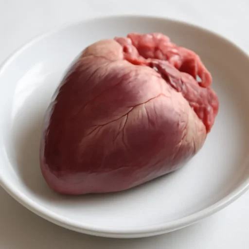 豚肉 副生物 心臓 生のイメージ画像