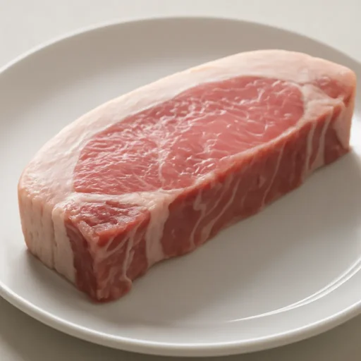 豚肉（大型種）ロース脂身つき生のイメージ画像