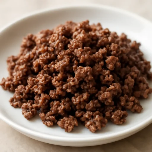 ＜畜肉類＞　うし　［ひき肉］　焼きのイメージ画像