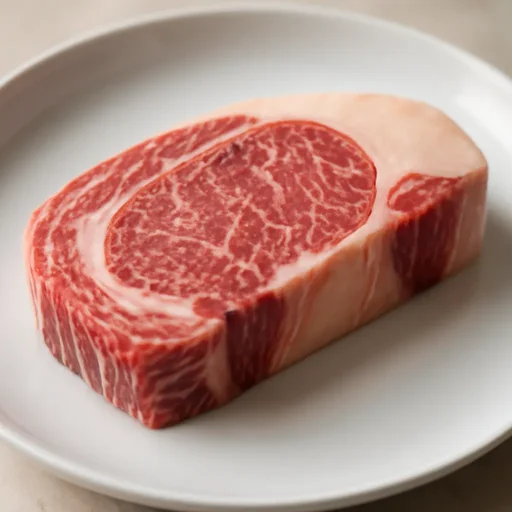 牛肉（交雑牛肉）リブロース脂身生のイメージ画像