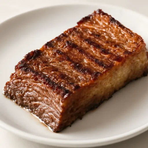 ＜畜肉類＞　うし　［乳用肥育牛肉］　ばら　脂身つき　焼きのイメージ画像