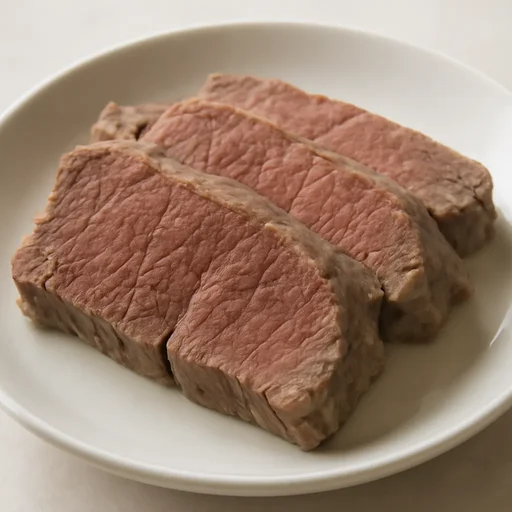 ＜畜肉類＞　うし　［乳用肥育牛肉］　かた　赤肉　ゆでのイメージ画像