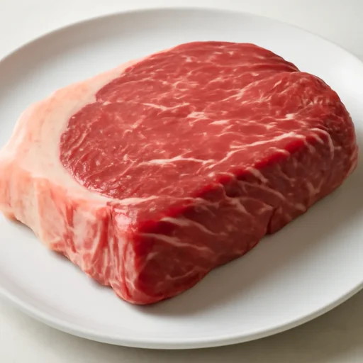 ＜畜肉類＞　うし　［乳用肥育牛肉］　そともも　脂身つき　生のイメージ画像