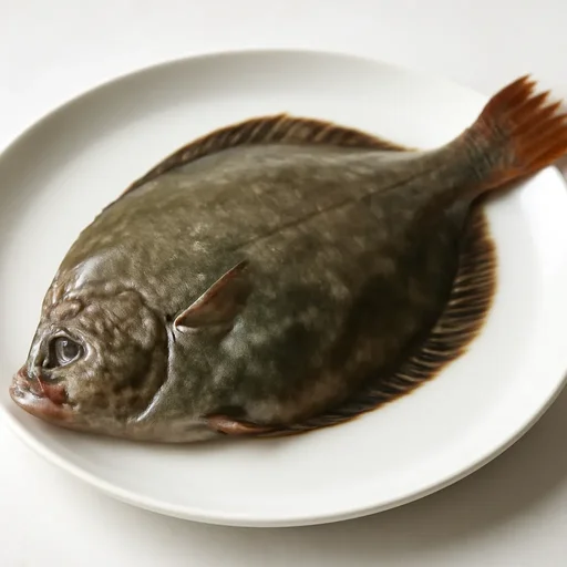<魚類> (かれい類) まこがれい 生のイメージ画像
