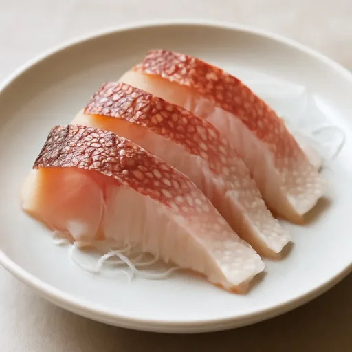 ＜魚類＞　（たい類）　まだい　養殖　皮つき　生のイメージ画像