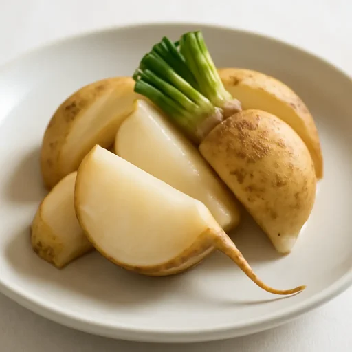 かぶ 漬物 ぬかみそ漬 根 皮つきのイメージ画像