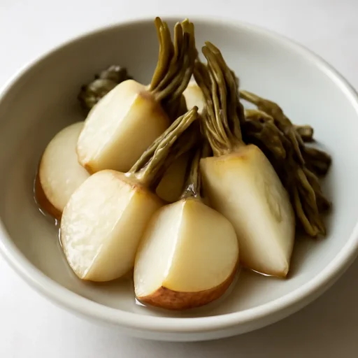 かぶ 漬物 塩漬 根 皮つきのイメージ画像
