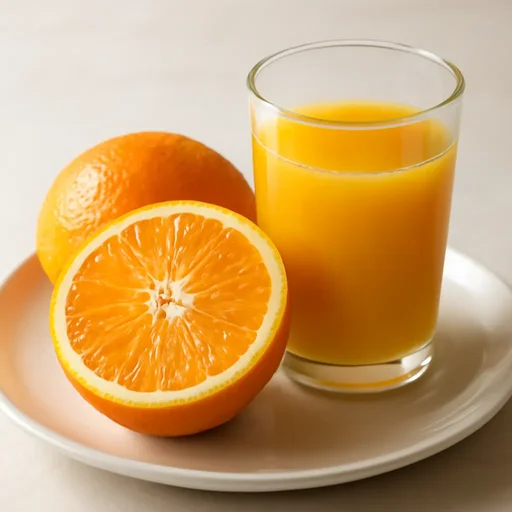 （かんきつ類）　オレンジ　バレンシア　果実飲料　ストレートジュースのイメージ画像