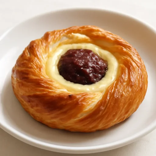 デニッシュペストリー(アメリカンタイプ)あん入りカスタードクリームのイメージ画像