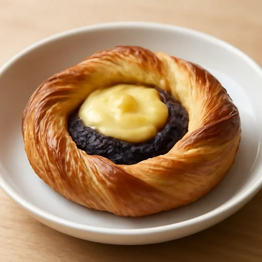 デニッシュペストリー（デンマークタイプ）あん入りカスタードクリームのイメージ画像