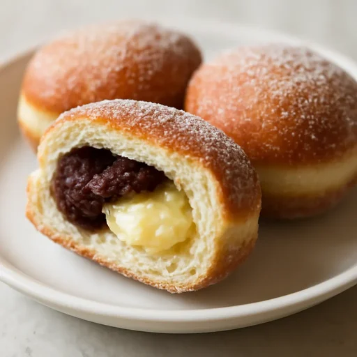 イーストドーナッツあん入りカスタードクリームのイメージ画像