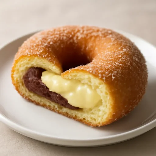 ケーキドーナッツあん入りカスタードクリームのイメージ画像