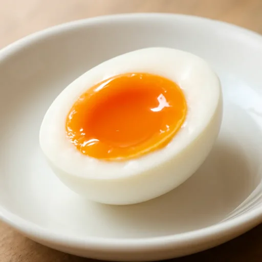 鶏卵　卵黄　ゆでのイメージ画像