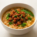 中華スタイル即席カップめん 非油揚げ 調理後全体(添付調味料等含む)のイメージ画像