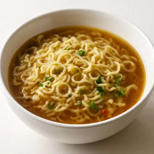 中華スタイル即席カップめん 非油揚げ 調理後のめん(スープ残し)のイメージ画像