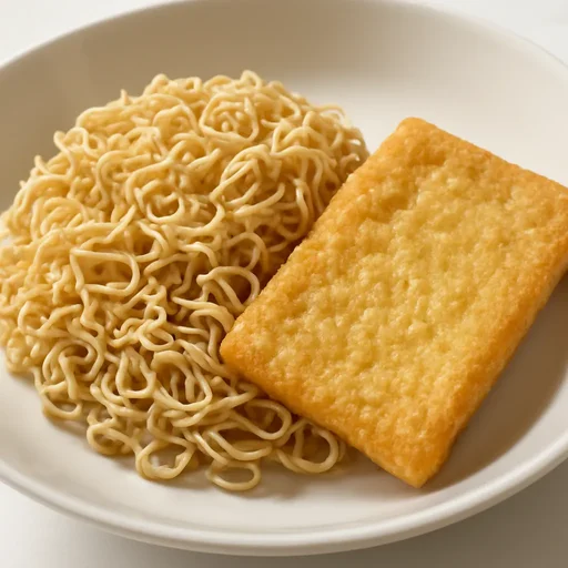 即席中華めん 油揚げ 乾(添付調味料等含まない)のイメージ画像