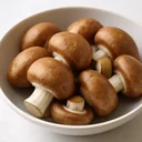 ブラウン種マッシュルーム 生のイメージ画像