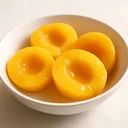 もも缶詰黄肉種果肉のイメージ画像