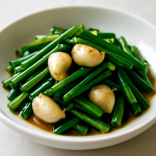 にんにく りん茎 油いためのイメージ画像