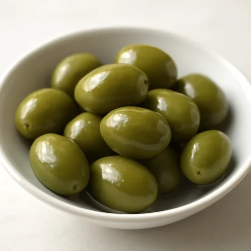 オリーブ 塩漬 グリーンオリーブのイメージ画像