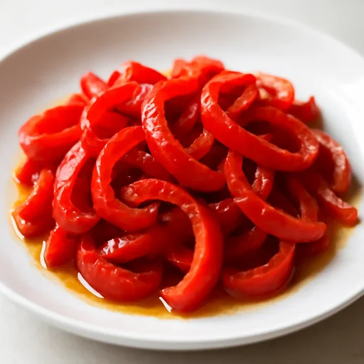 赤ピーマン 果実 油いためのイメージ画像