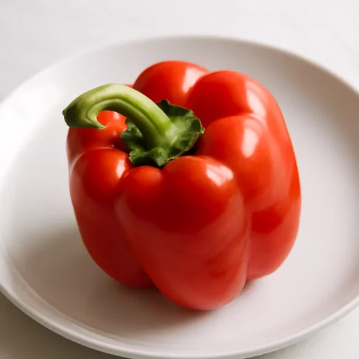 赤ピーマン 果実 生のイメージ画像