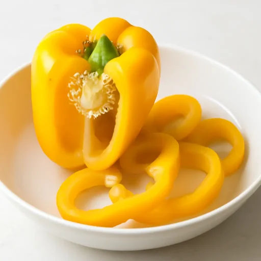 黄ピーマン 果実 生のイメージ画像