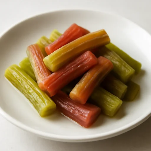 ルバーブ 葉柄 ゆでのイメージ画像