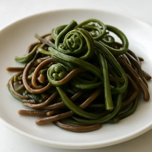 ぜんまい 生ぜんまい 若芽 ゆでのイメージ画像